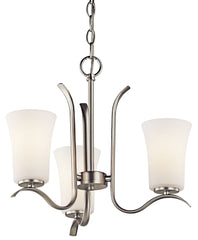 KICHLER Kichler 43073NI Armida 3-light mini chandelier 100W 18 inch