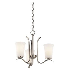 KICHLER Kichler 43073NI Armida 3-light mini chandelier 100W 18 inch
