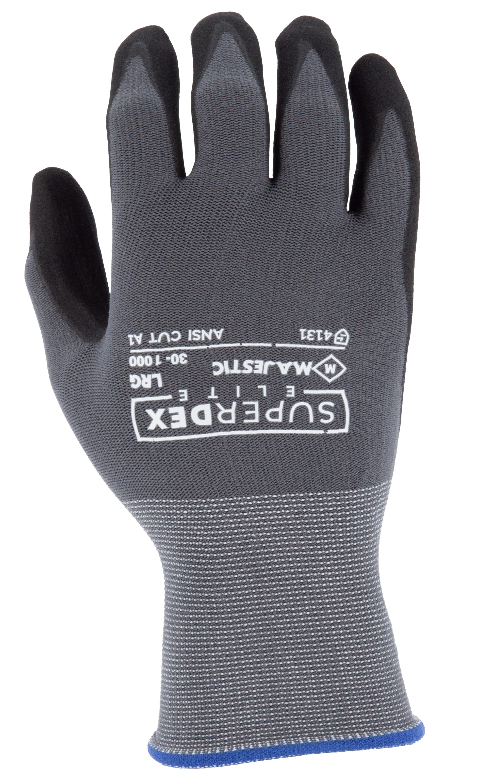 MAJESTIC Majestic 30-1000/x1 superdex antimicrobial treated nitrile coated touchscreen gloves x-large