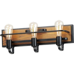 MAXIM Maxim 10303BKASB three light bath vanity 180 total watts