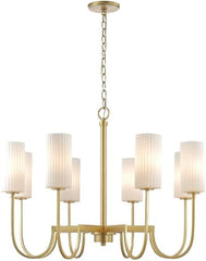 MAXIM Maxim 32008SWSBR Town & Country 8-Light Chandelier 320 watts