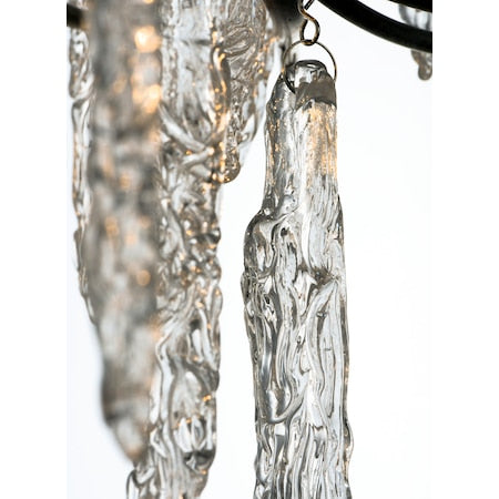 MAXIM Maxim 26284ICSG willow 8-light 35 inch wide chandelier 40w