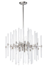 MAXIM Maxim 38405CLPN Divine 8-E12 Chandelier 60W 120V 23W x 22H
