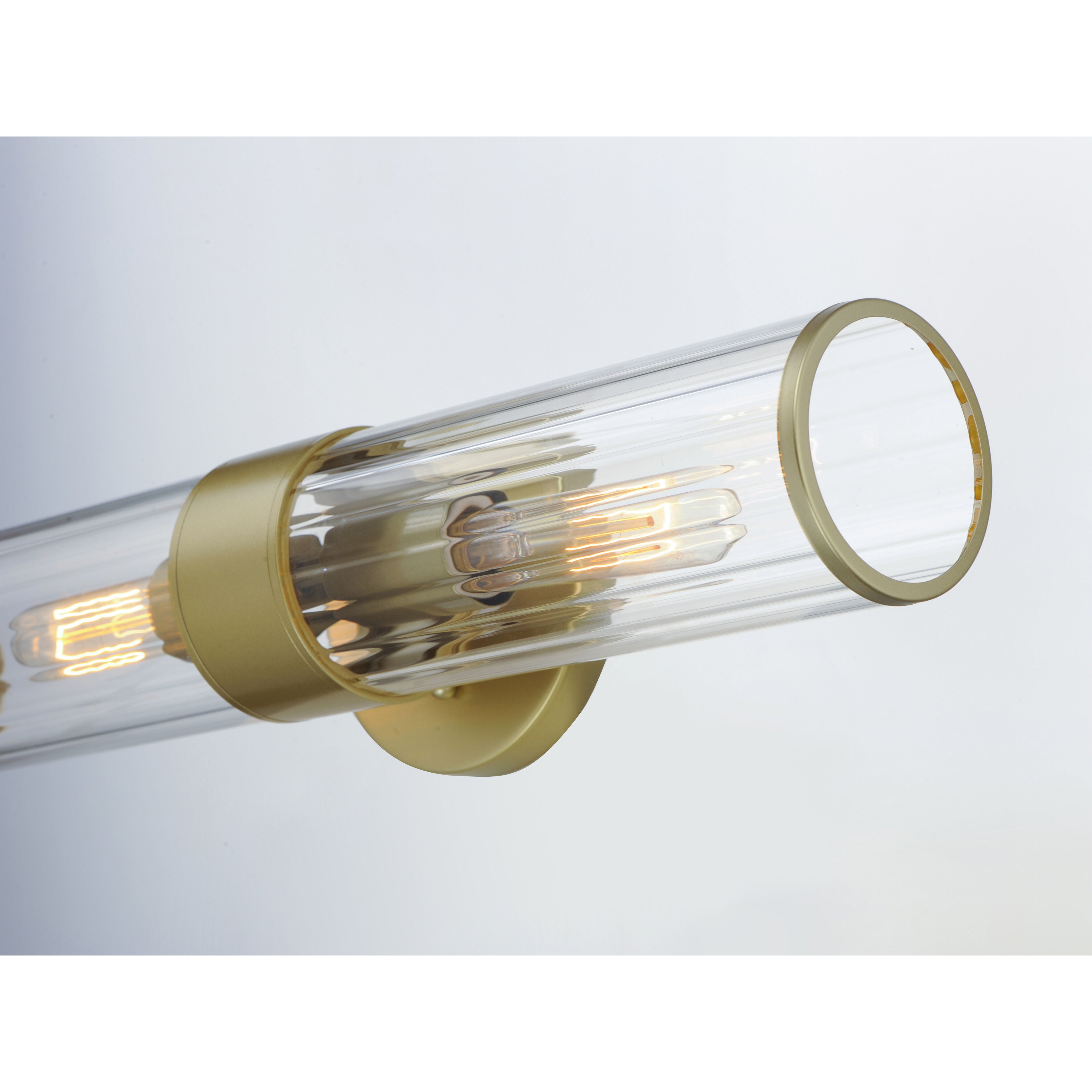 MAXIM Maxim 11472CRSBR Crosby 2-Light Wall Sconce 60W 120V 5 inch W x 19.5 inch H x 5 inch D