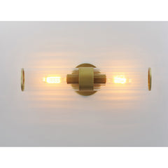 MAXIM Maxim 11472CRSBR Crosby 2-Light Wall Sconce 60W 120V 5 inch W x 19.5 inch H x 5 inch D