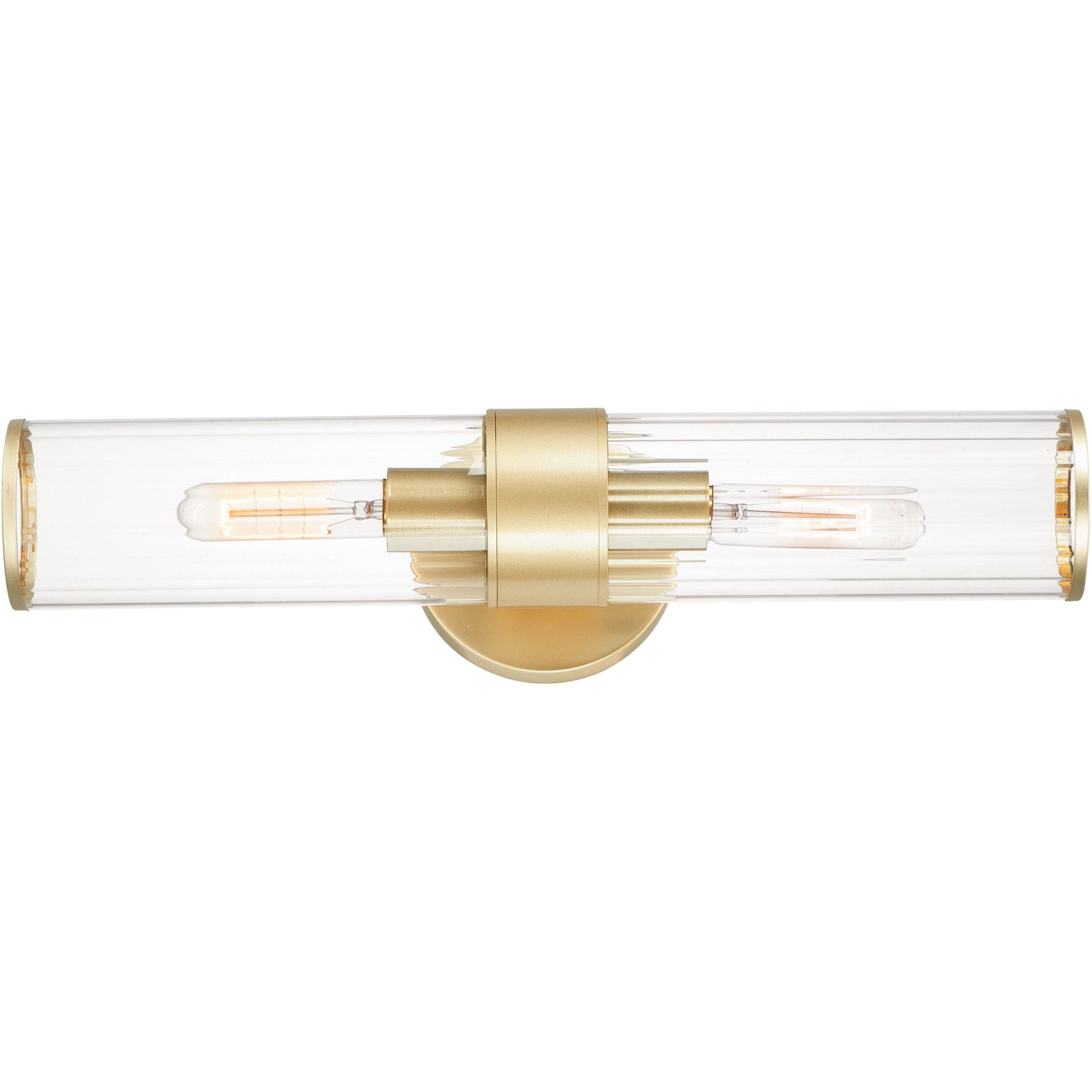 MAXIM Maxim 11472CRSBR Crosby 2-Light Wall Sconce 60W 120V 5 inch W x 19.5 inch H x 5 inch D