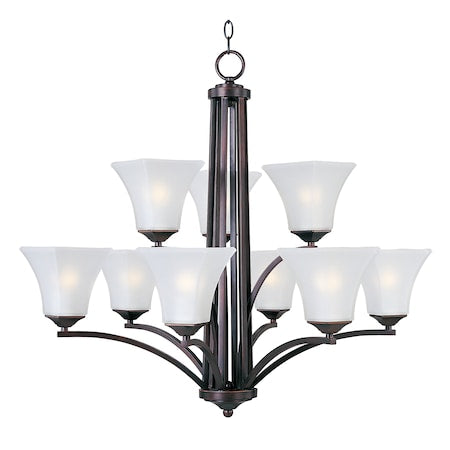 MAXIM Maxim 20096FTOI Aurora 9-light 31.5 inches Wide Chandelier 540w