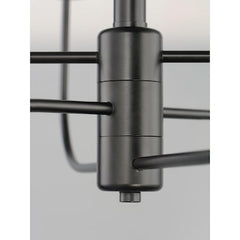 MAXIM Maxim 10326BKSN wesley 6-light chandelier 60w 24 inch width 18 inch height