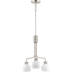 MAXIM Maxim 11276SWSN Coraline 3-Light Chandelier 3 x 60W 21 inch W