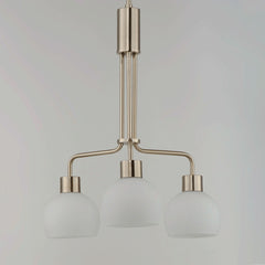 MAXIM Maxim 11276SWSN Coraline 3-Light Chandelier 3 x 60W 21 inch W