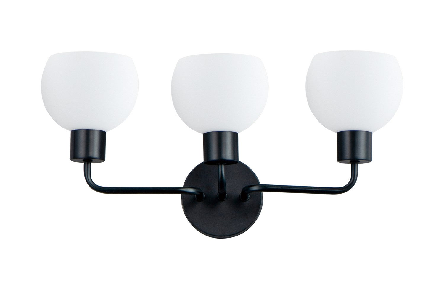 MAXIM Maxim 11273swbk coraline 3-light bath vanity 60w 21.75in w