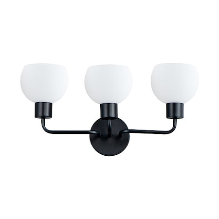 MAXIM Maxim 11273swbk coraline 3-light bath vanity 60w 21.75in w