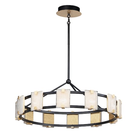 MAXIM Maxim 39536CYBKGL Radiant 12-Light 34.75 inches Wide Chandelier 72W