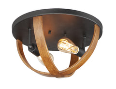 MAXIM Maxim 27570APBK Compass flush mount 120w 15.75 inch 2-light