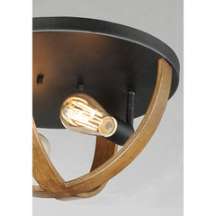 MAXIM Maxim 27570APBK Compass flush mount 120w 15.75 inch 2-light