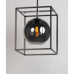 MAXIM Maxim 11367MSKBKPC Fluid 1-Light LED Pendant 6W 15 inch