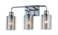 MAXIM Maxim 11533CLPC Filigree Bathroom Sconce 60W 3-Light