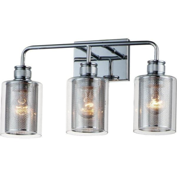 MAXIM Maxim 11533CLPC Filigree Bathroom Sconce 60W 3-Light