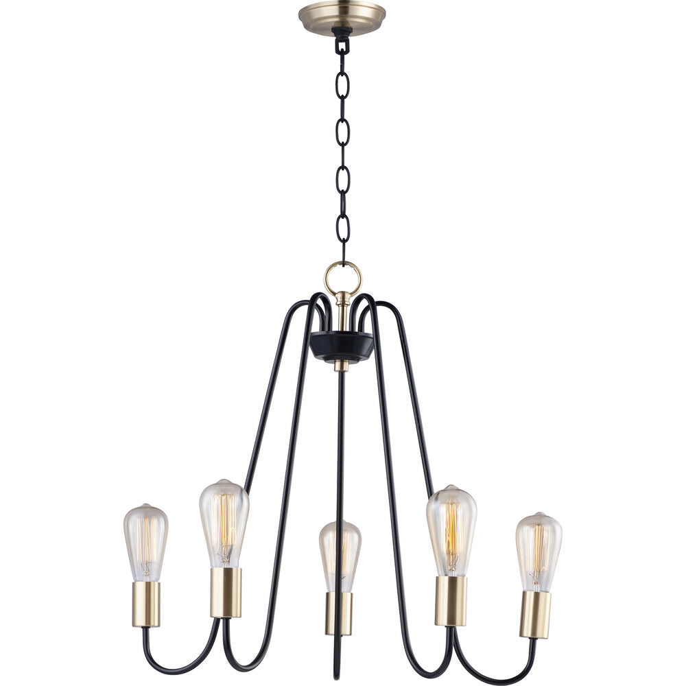 MAXIM Maxim 11735OIAB Haven 5-light chandelier 300w 23.75 inch wide