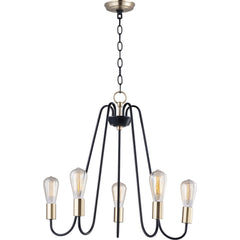 MAXIM Maxim 11735OIAB Haven 5-light chandelier 300w 23.75 inch wide