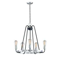 MAXIM Maxim 11735OIAB Haven 5-light chandelier 300w 23.75 inch wide