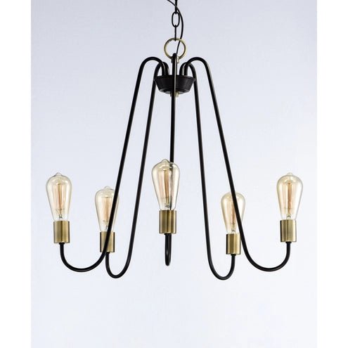 MAXIM Maxim 11735OIAB Haven 5-light chandelier 300w 23.75 inch wide