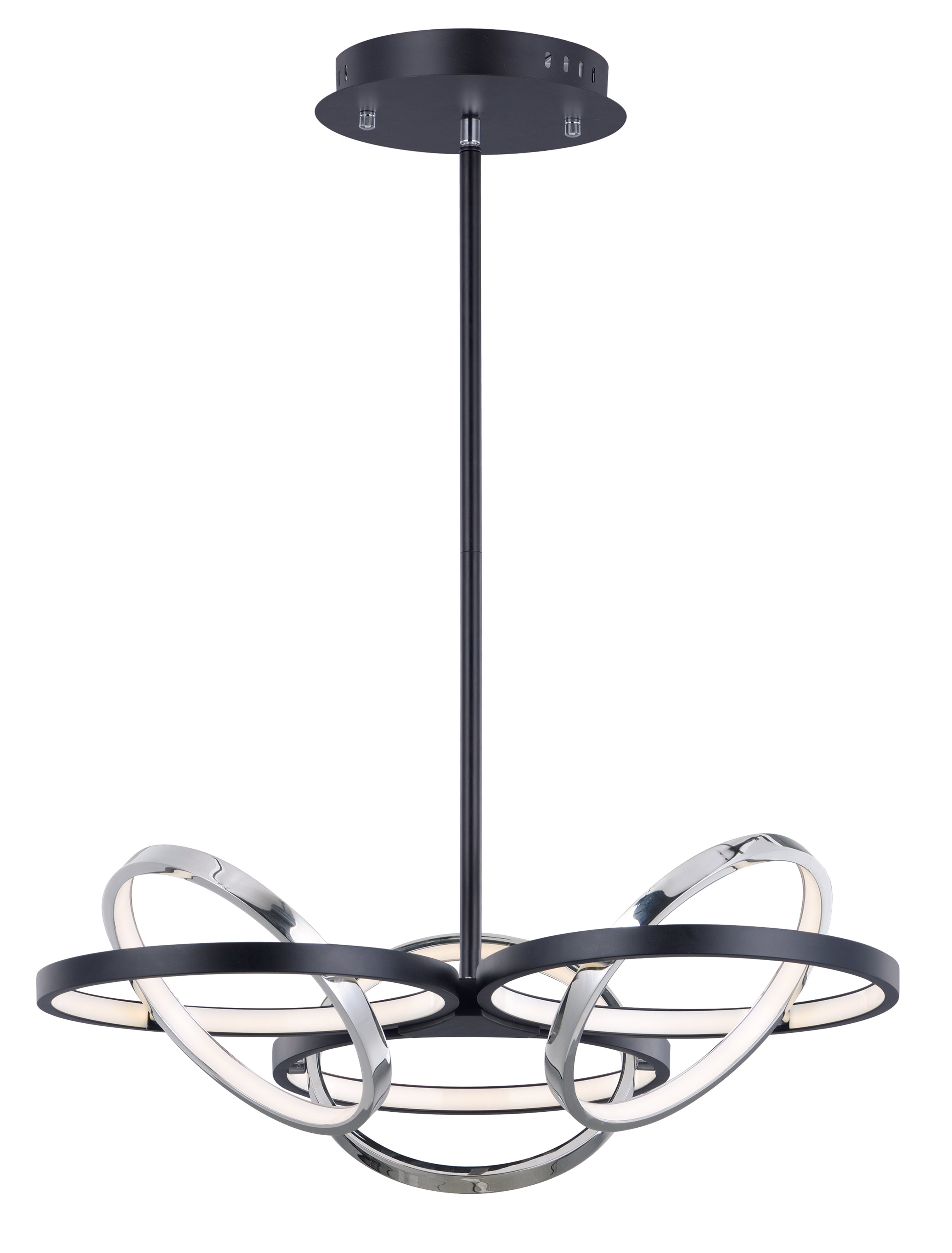 MAXIM Maxim E24787-BKPC Gyro II Pendant Integrated LED 73W