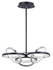 MAXIM Maxim E24787-BKPC Gyro II Pendant Integrated LED 73W