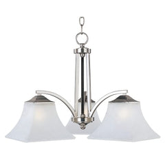 MAXIM Maxim 20094ftsn aurora 3-light 22.5 inches wide chandelier 180w