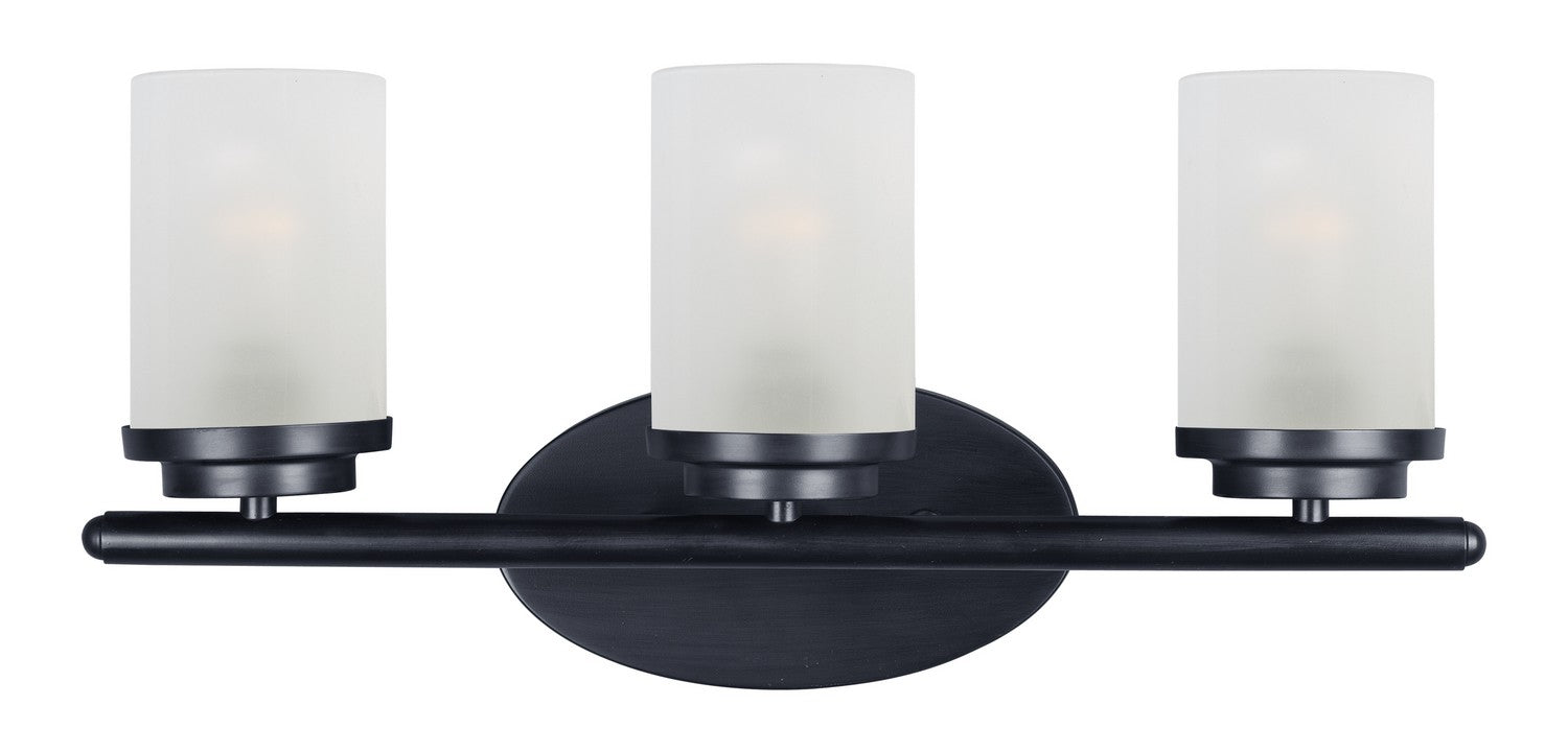 MAXIM Maxim 10213FTBK Three Light Bath Vanity 60W 19.25 inch W x 9.00 inch H