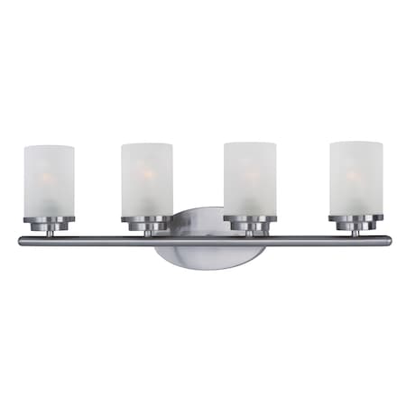 MAXIM Maxim 10214FTSN Four Light Bath Vanity 60W
