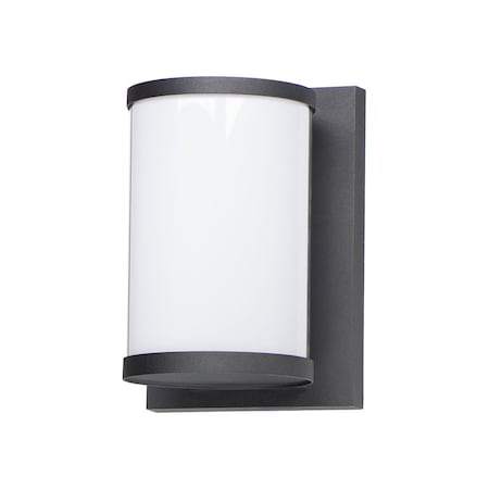 MAXIM Maxim 52126wtbk barrel medium led outdoor wall sconce