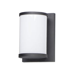 MAXIM Maxim 52126wtbk barrel medium led outdoor wall sconce