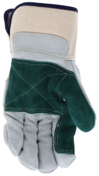MCR SAFETY Mcr Safety 16012KL Gloves, Dbl Lthr Palm/Thumb & Index Finger, Kevlar Liner, 2 1/2 inches Safety Cuff, Size Large