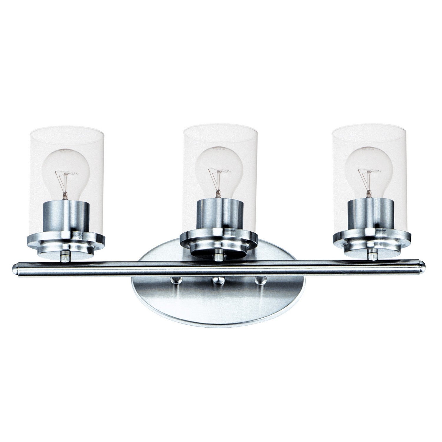 MAXIM Maxim 10213CLPC Corona 3-light Bath Vanity 60w 19.25 inch W x 9 inch H