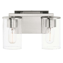 MAXIM Maxim 11842CDSN Sleek 2 light 12 inch bath vanity wall light 2 x 60W
