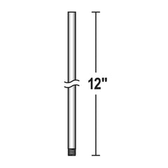 MINKA Minka DR512-SL Ceiling Fan Downrod 12 Inch