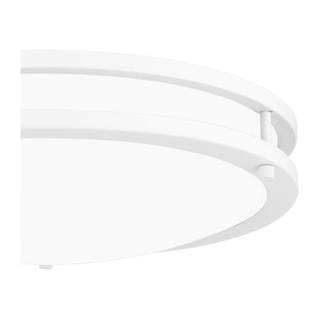 QUOIZEL Quoizel EUC1616W Euclid Integrated LED Semi-Flush Mount 16-in