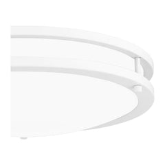 QUOIZEL Quoizel EUC1616W Euclid Integrated LED Semi-Flush Mount 16-in
