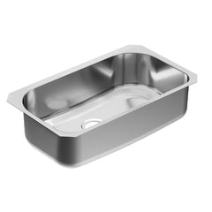 MOEN Moen G18163 1800 undermount stainless steel single bowl kitchen sink 31-in x 18-in