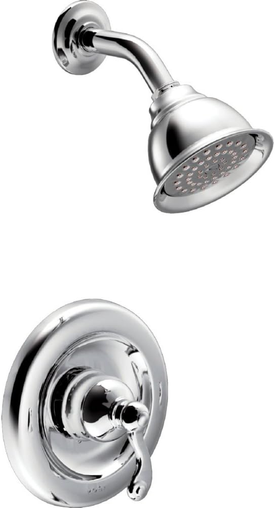 MOEN Moen T2122 Traditional one handle single function shower faucet 2.5 GPM 1 pack 4 inch spray head