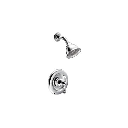 MOEN Moen T2122 Traditional one handle single function shower faucet 2.5 GPM 1 pack 4 inch spray head