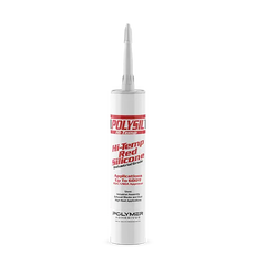 POLYMER ADHESIVES Polymer Adhesives POLYSIL hi-temp industrial grade silicone sealant 10.3 oz.