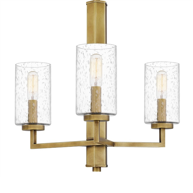QUOIZEL Quoizel SUN5018WS Sunburst 3-light chandelier 60W 18 inch