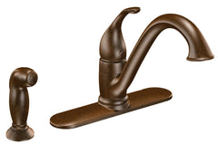 MOEN Moen 7840ORB Camerist one-handle kitchen faucet with spray 1.5 GPM low-arc