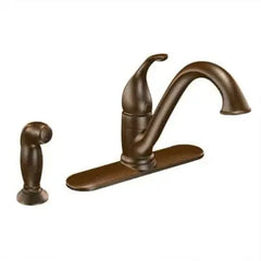 MOEN Moen 7840ORB Camerist one-handle kitchen faucet with spray 1.5 GPM low-arc