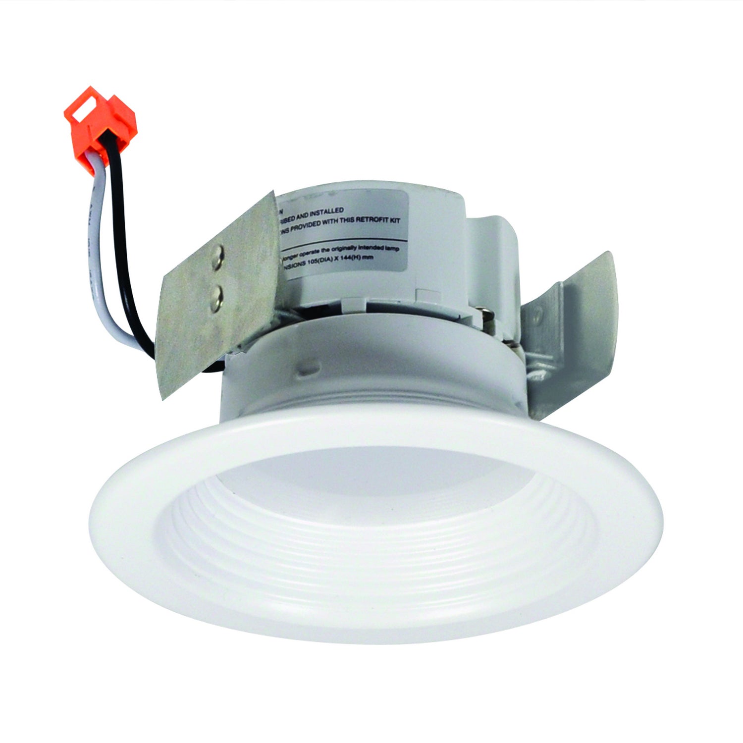 NORA LIGHTING Nora Lighting NOX-43230WW 4-inch Onyx Retrofit LED Module Round Baffle 10.5W