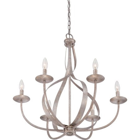 QUOIZEL Quoizel SER5006IF Serenity 6-Light Chandelier 6 x 60W 26.5 inch diameter