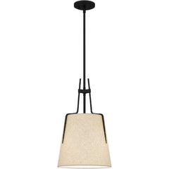 QUOIZEL Quoizel LOA1512MBK Leona 1 light 12 inch mini pendant ceiling light 100W