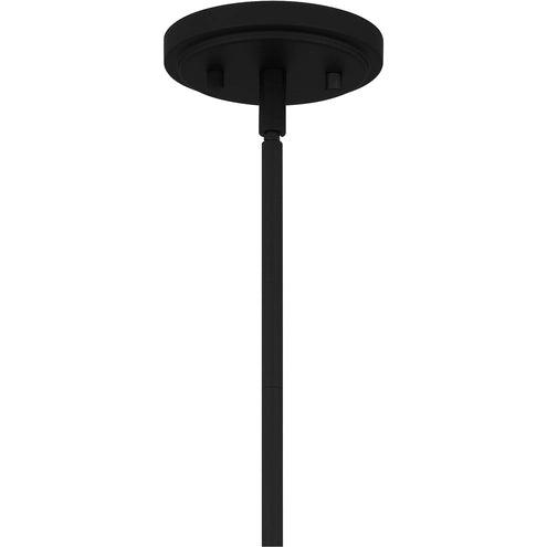 QUOIZEL Quoizel LOA1512MBK Leona 1 light 12 inch mini pendant ceiling light 100W